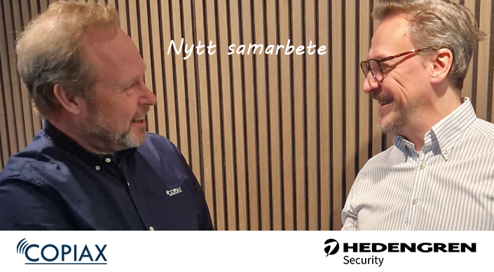 Hedengren och Copiax i nytt samarbete.